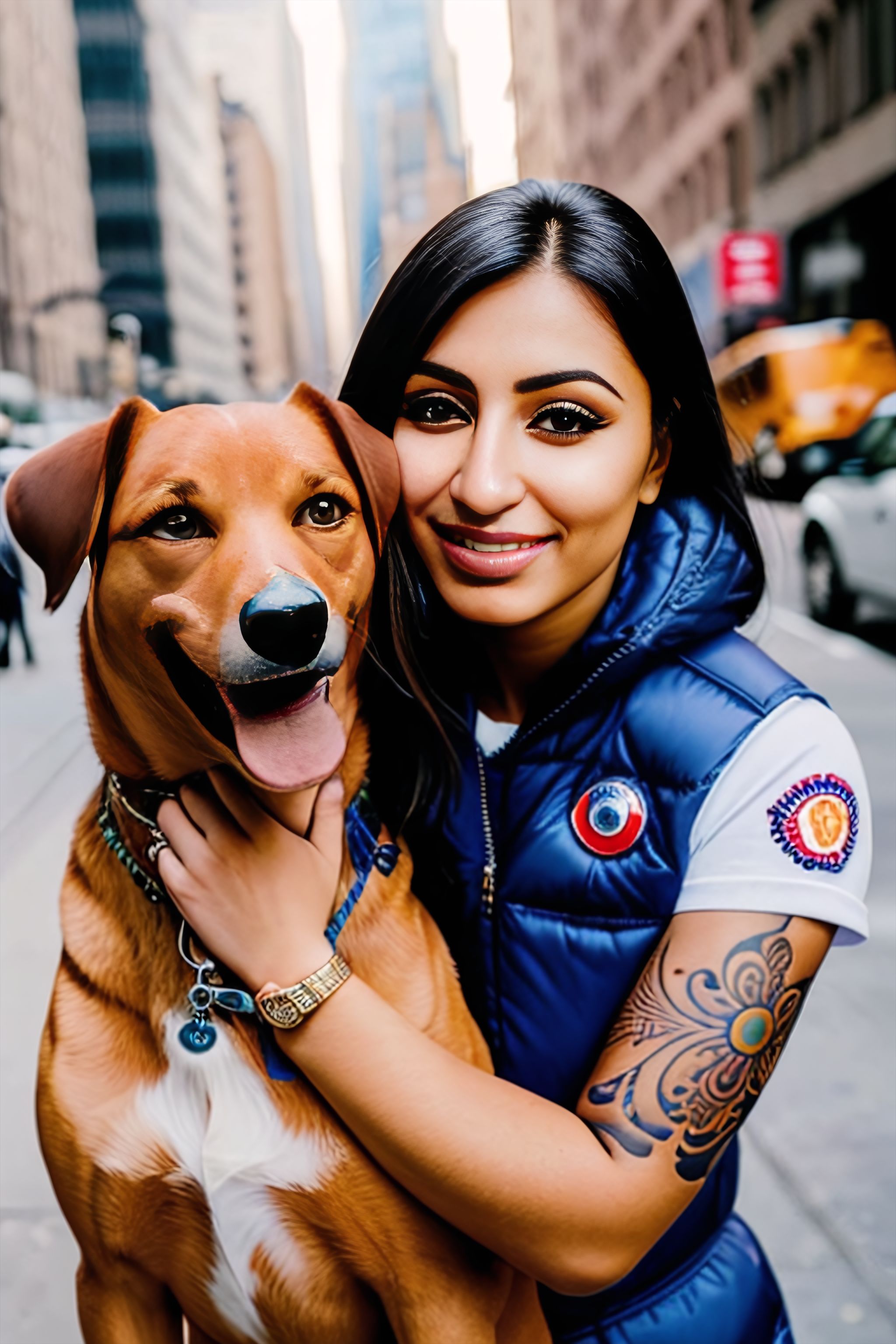 Portrait generated with Stable Diffusion.